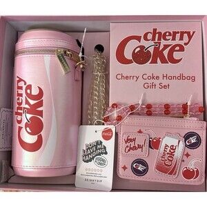 New Cherry Coke Handbag Cardholder 2 Piece Gift Set By Skinnydip London